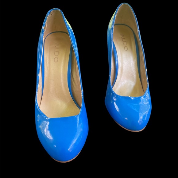 ALDO BLUE HEELS DOUVIER Size EU 37 / US 6.5 - Picture 13 of 13
